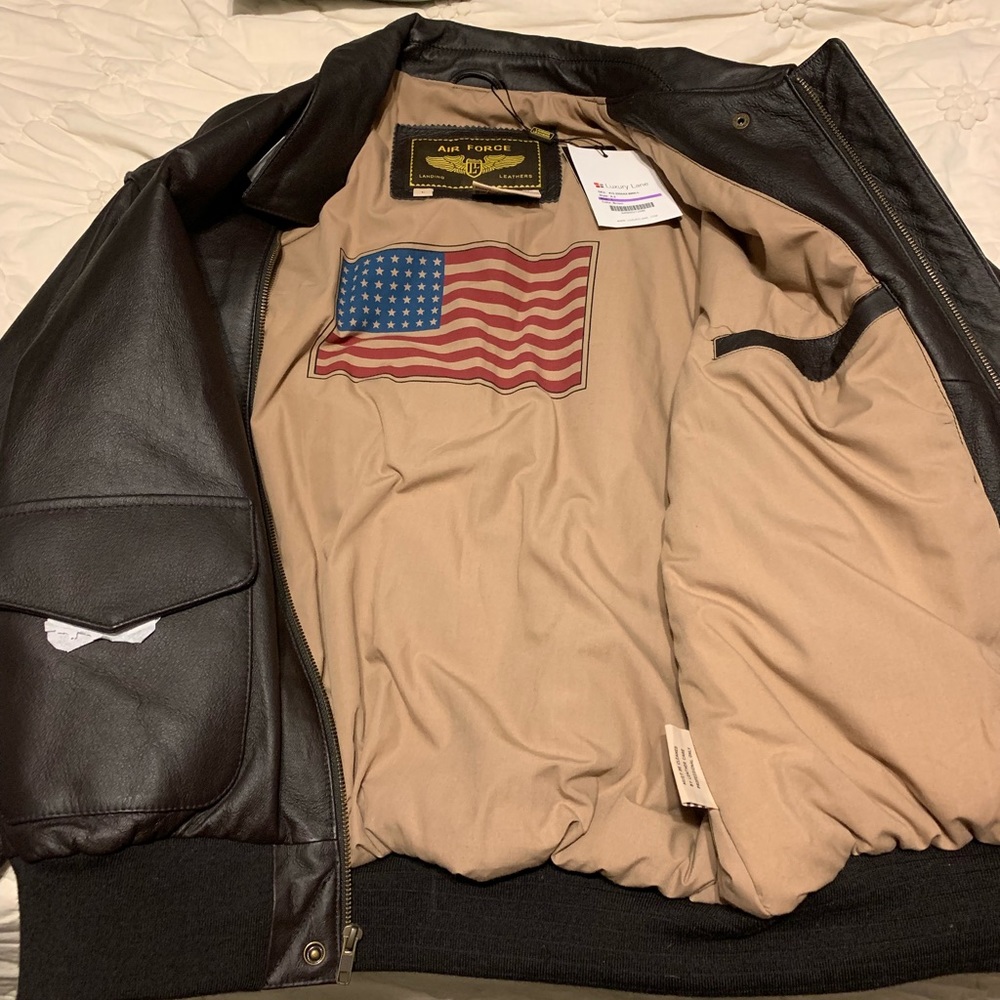 Luxury Lane Leather Bomber MEN